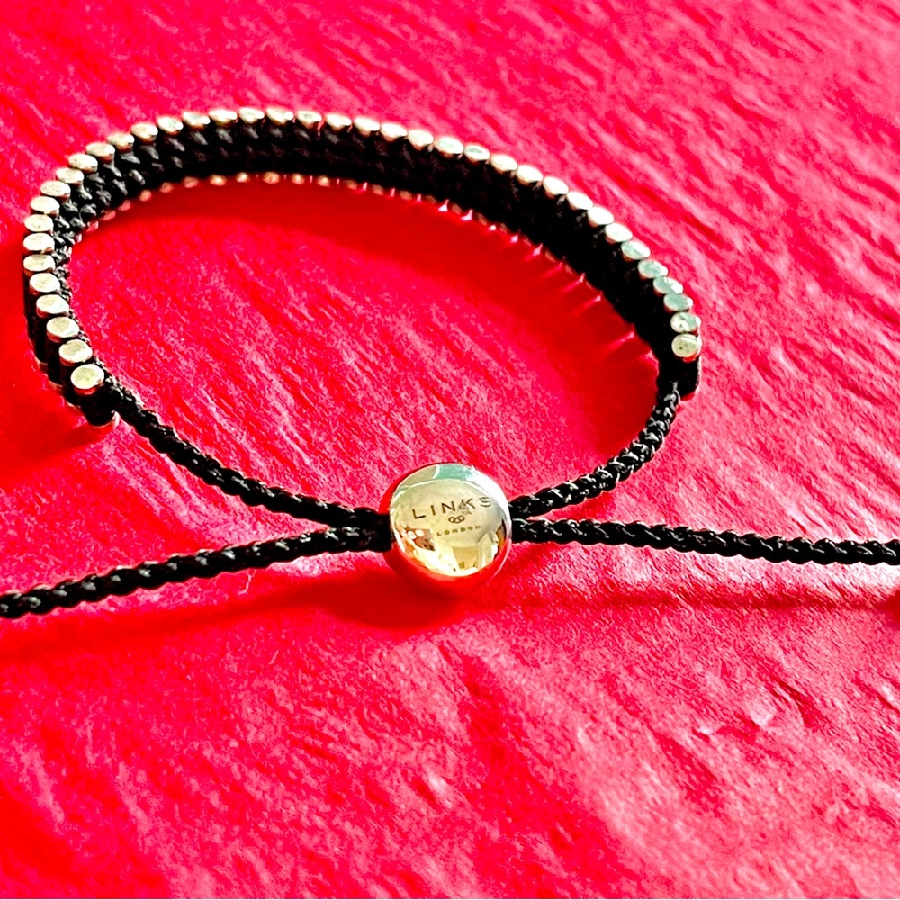 Authentic LINKS of LONDON silver friendship bracelet🥂💋 Superb condition!